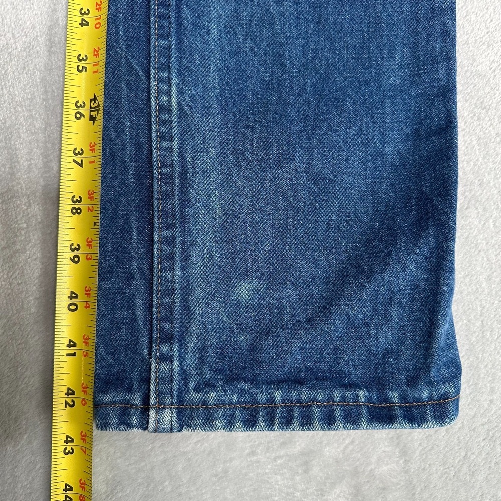 Wrangler Jeans Mens 30x34 Blue Denim 13MWZ Cowboy Western Rodeo Casual - Picture 5 of 16